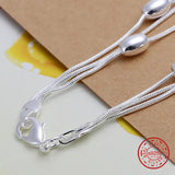 925 Silver Bracelet Chain High Quality Jewelry Bead for Women Lady Wedding