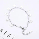 S925 Silver Lucky Clover Bracelet Delicate Jewelry For Women