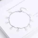 S925 Silver Lucky Clover Bracelet Delicate Jewelry For Women