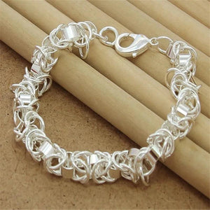 925 Silver Bracelet for Men and Women
