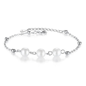 S925 Sterling Silver Lucky Clover Bracelet for Women