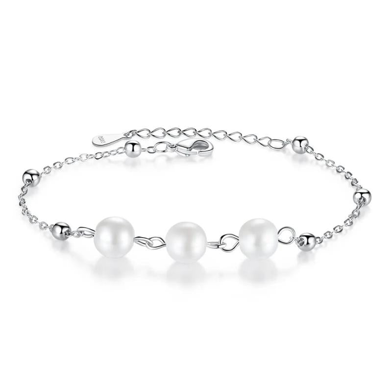 S925 Sterling Silver Lucky Clover Bracelet for Women