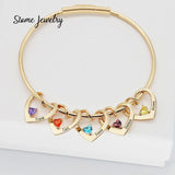 Personalized Stainless Steel Coordinate Bracelet Gift