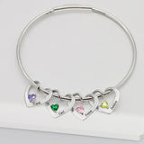Personalized Stainless Steel Coordinate Bracelet Gift