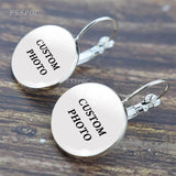 Personalized Family Photo Earrings for Wedding