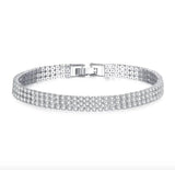 SB1 Retro Double Bell Cuff Bangle Bracelet Twist Rope Open