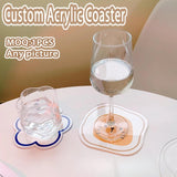 Acrylic Coaster UV Printing Mug Mat for Dining Table