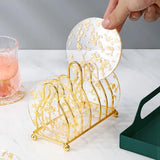 Acrylic Drink Holder & Coaster Set