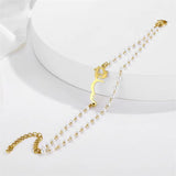Arabian Name Bracelets Double Layer Valentines