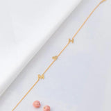 Adjustable Personalised Initial Bracelet Lady Charm Name Bracelet