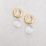 Spring Crystal Dangle Earrings Geometric Friendship Accessories