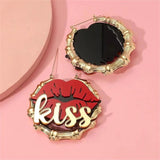 Bamboo Earrings Hot Lip Kiss Large Hoop European American Punk Earring