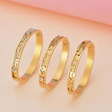 Hiyong Letter Bangle, Name Bangle Charm Bracelets