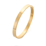6MM Personalized Message Bracelet Motivational Quote 3 Colors Engraved Gift
