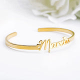 Personalized Name Cuff Bracelet for Women