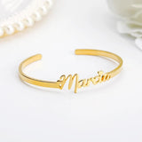 Personalized Name Cuff Bracelet for Women