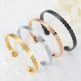 AYATUL KURSI Cuff Bracelet Allah Islam Muslim Arab Stainless Steel