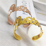 Personalized Stainless Steel Name Bracelet for Men and Women