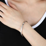 Personalised Stainless Steel Serenity Prayer Cuff Bracelet