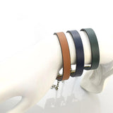 Custom Engraved Wrap Leather Bracelet for Men and Women
