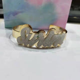 Customized Name Bangle Stainless Steel Bracelet - Personalized Gift