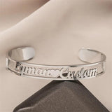 Personalized Love Letter Name Bracelet Stainless Steel Adjustable Jewelry