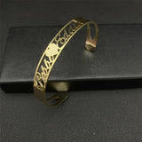 Personalized Stainless Steel Name Bangle Bracelet