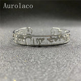 AurolaCo Arabic Name Bangle - Personalized Jewelry Gift