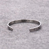 Customize Personalized Name Letters Text Stainless Steel Bracelet