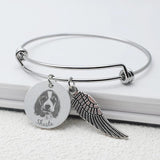 Pet Memorial Bracelet Photo Memory Charm Bracelet Pet Portrait