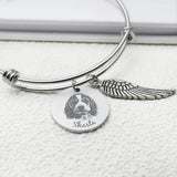 Pet Memorial Bracelet Photo Memory Charm Bracelet Pet Portrait