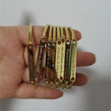 Name Bracelet Stainless Steel Cuff Bangle Engrave