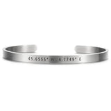 Personalized Stainless Steel Name Bangle Bracelet