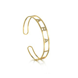 Nextvance Stainless Steel Name Bracelet Rhinestone Bangles Women Jewelry
