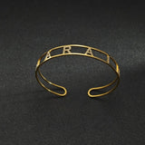 Nextvance Stainless Steel Name Bracelet Rhinestone Bangles Women Jewelry