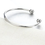 Personalized Name Cuff Bracelet Engraved Stainless Steel Jewelry Gift