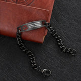 Men's Medical ID Bracelet - Diabetes Blood Thinne