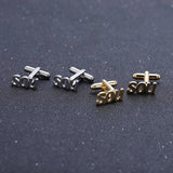 Personalized Name Cufflinks Stainless Steel Shirt Button
