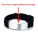 Engraved bracelet for Father Husband