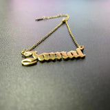 Personalized Name Bracelet Stainless Steel Letter Jewelry Chain Bangle
