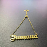 Personalized Name Bracelet Stainless Steel Letter Jewelry Chain Bangle