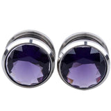 Stainless Steel Double Loop Twist Stud Earrings