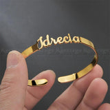 Personalized Nameplate Bracelets Stainless Steel 3mm/6mm