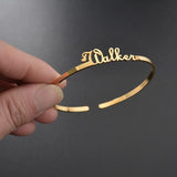Personalized Nameplate Bracelets Stainless Steel 3mm/6mm