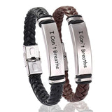 Personalized Name Leather Bracelet DIY Bracelet Men's Bangle