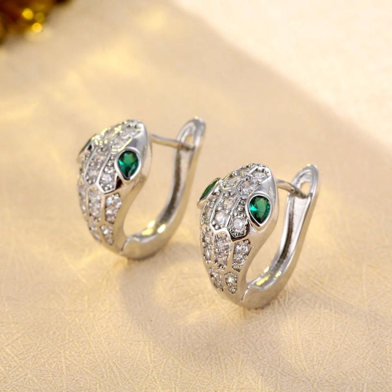European American Money Snake-like Cold Wind Zodiac Earring