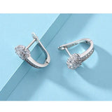 Zircon Earrings - Stylish Silver Jewelry
