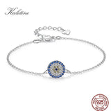 925 Silver CZ Evil Eye Bracelet for Women, Fine Jewelry Mini Gift for Girl