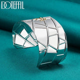 925 Silver Spider 40mm Bangle Bracelet Wedding Engagement Charm Party Jewelry