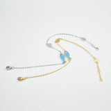925 Silver Fish Heart Chain Bracelet Zircon CZ Punk Jewelry